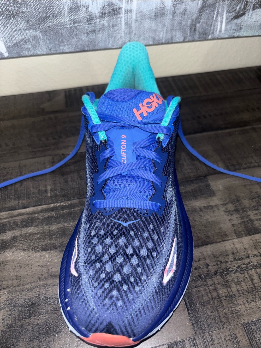 Hoka One One Clifton 9 running shoes WOMENS SZ 7 - Picture 2 of 14